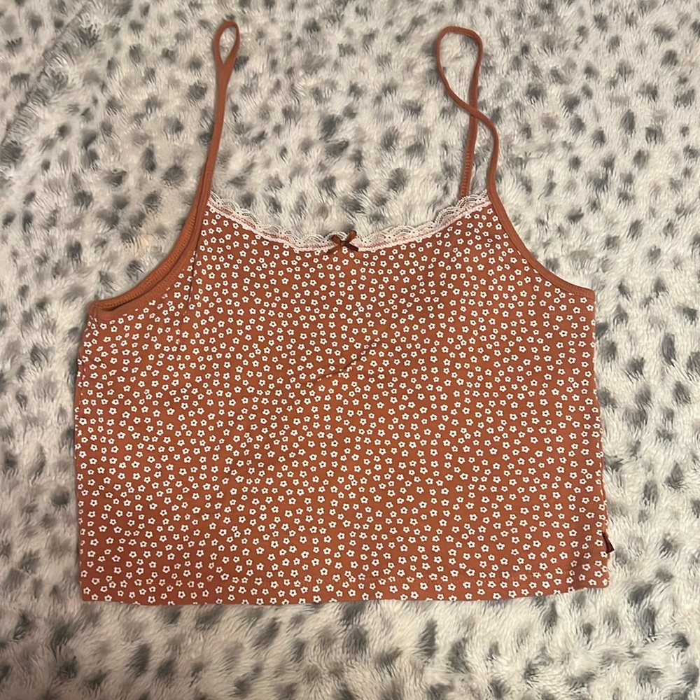 Levis flower print tank top